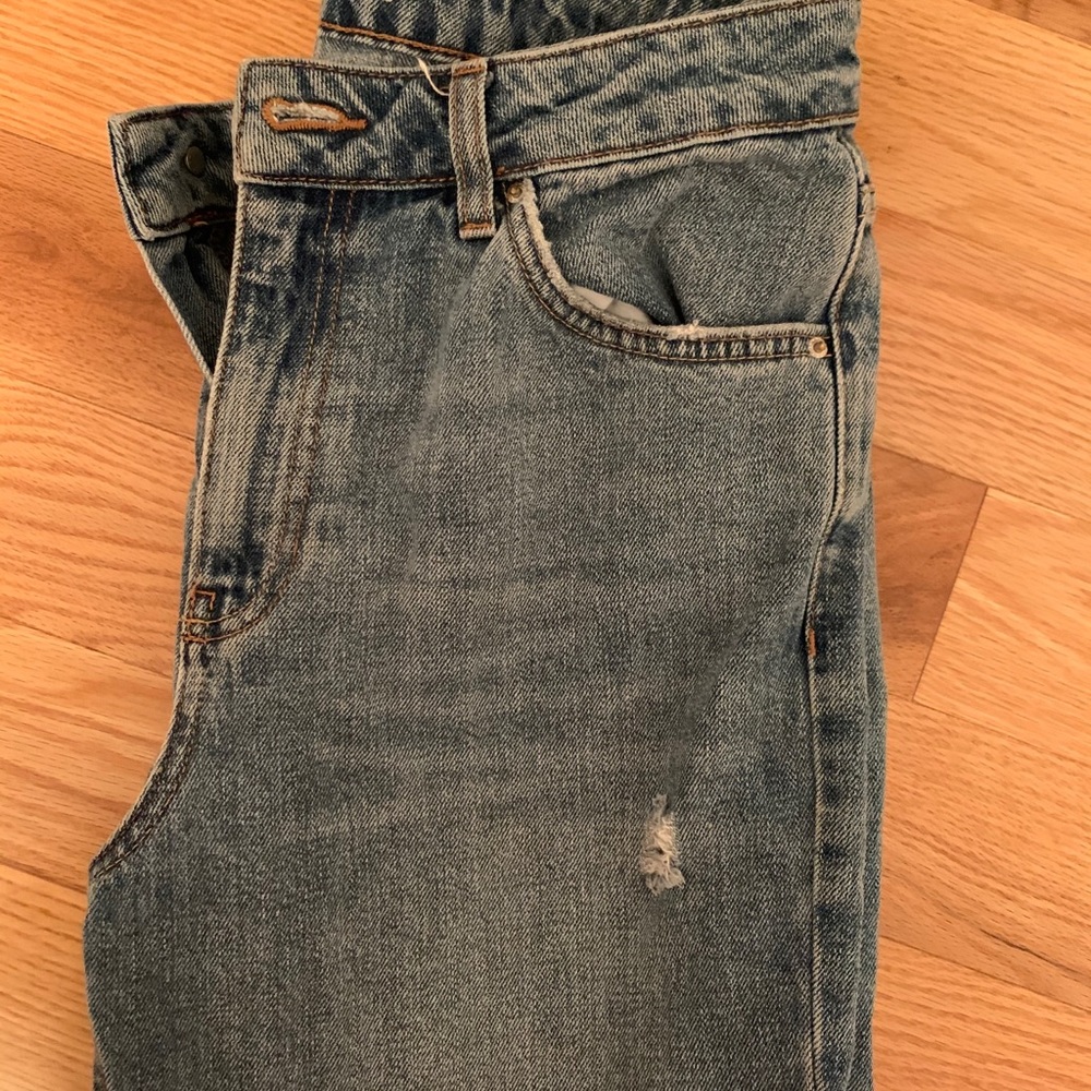topshop high waisted mom jeans